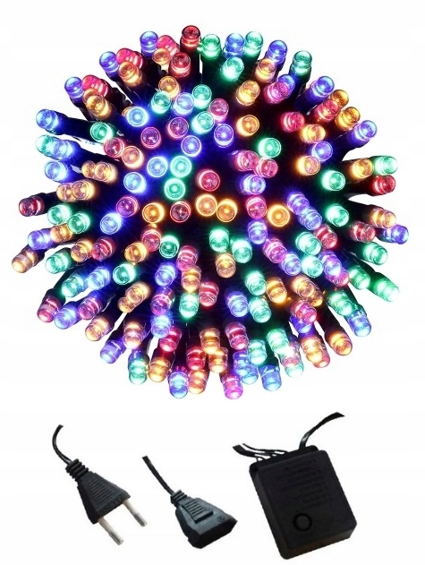 

Lampki choinkowe 200 Led programator Multikolor