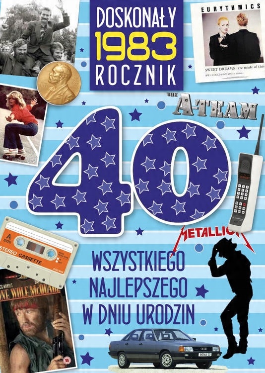

Dodatek do prezentu na 40 urodziny Karnet 40 latka