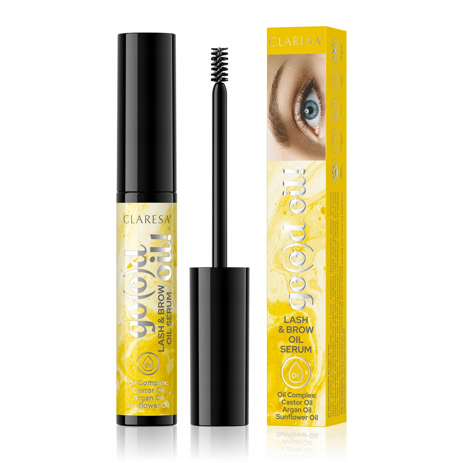 

Claresa serum do rzęs i brwi z olejem Good Oil 8g