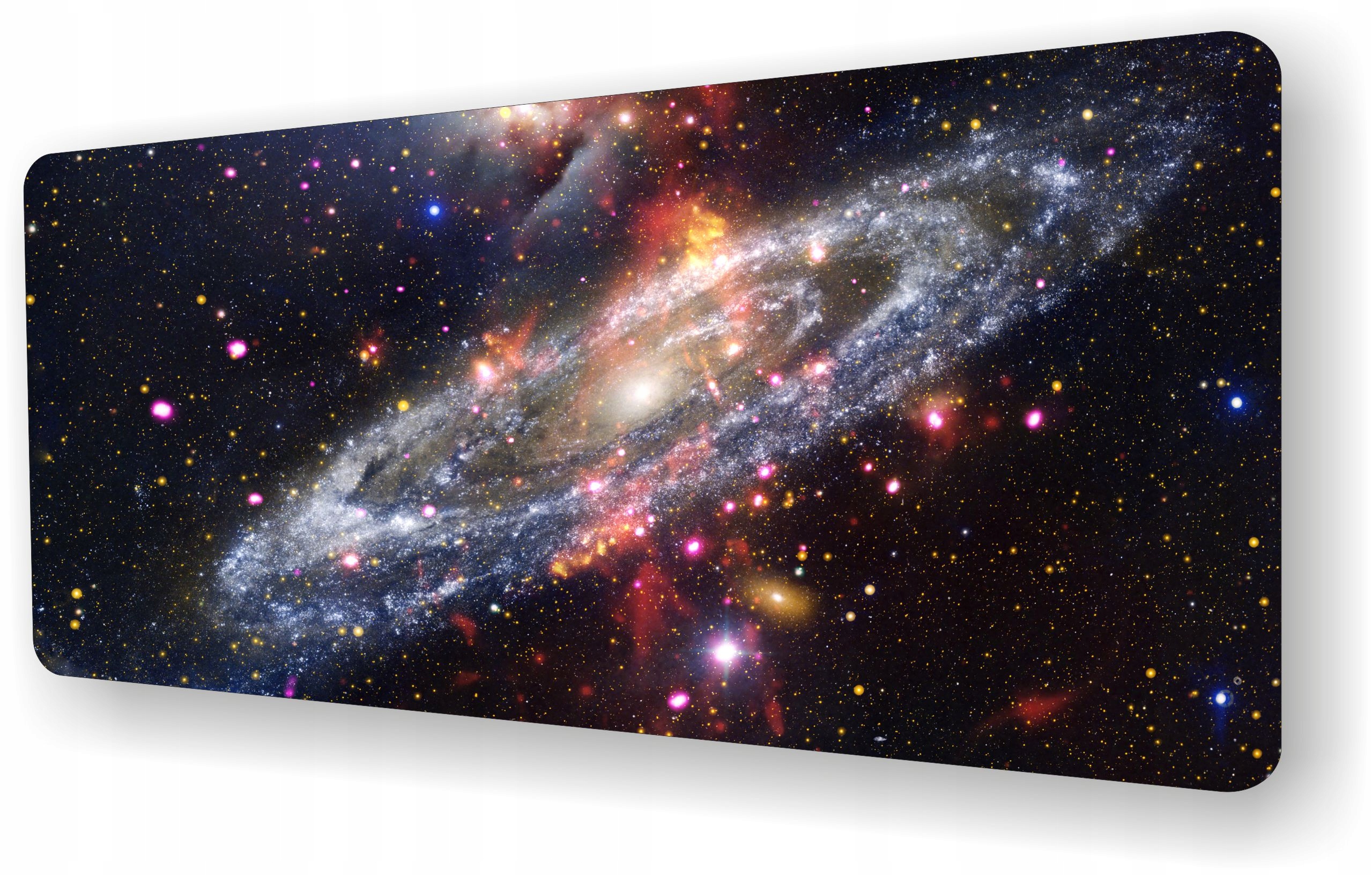 

Ochronna mata 90x45cm na biurko glaktyka kosmo