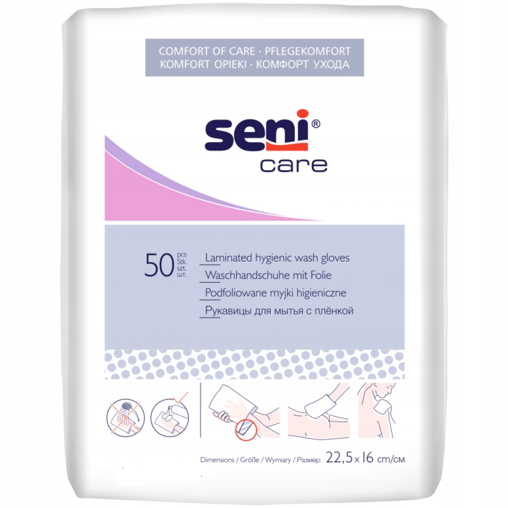 

Seni Care Podfoliowane Myjki Higieniczne 50szt.