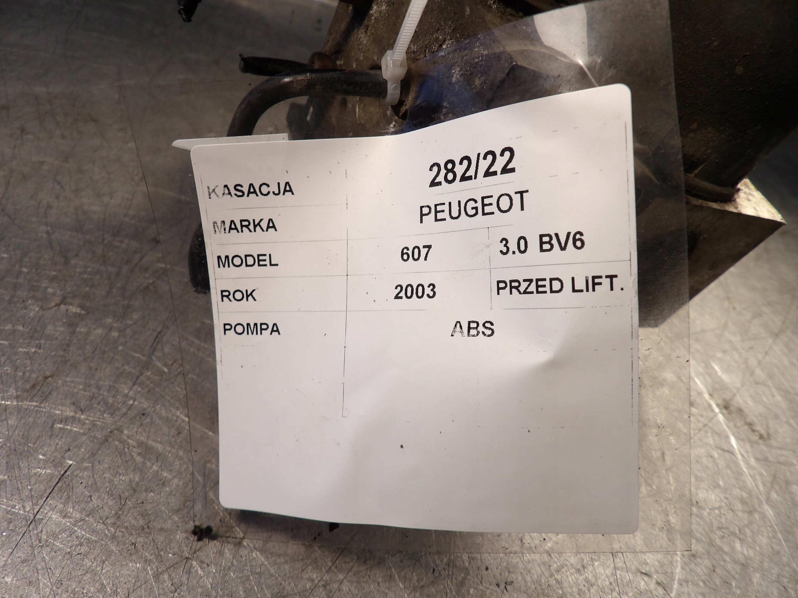 POMPA ABS PEUGEOT 607 0130108097