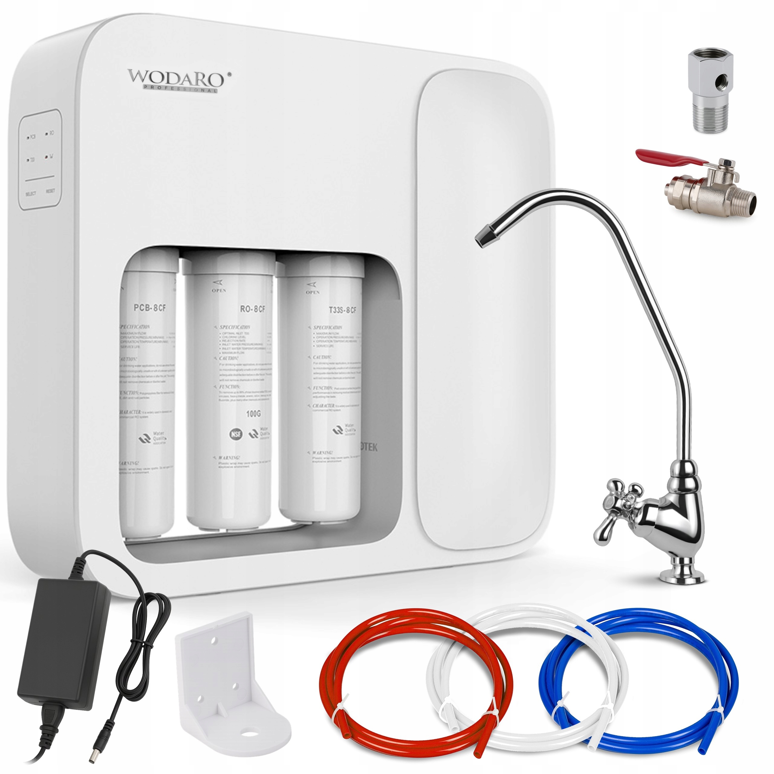 System Odwróconej Osmozy Wodaro Elixir Odwrócona Osmoza RO5 Filtr do Kuchni