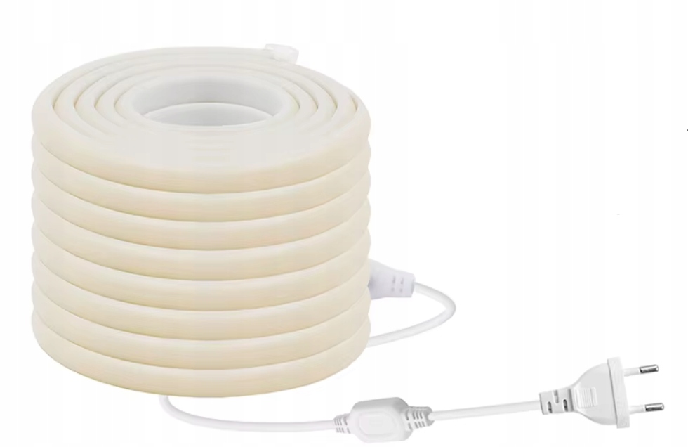 Sada pásků teplá barva Led dioda Cob 288 230V 30M IP67 mléčné stínidlo