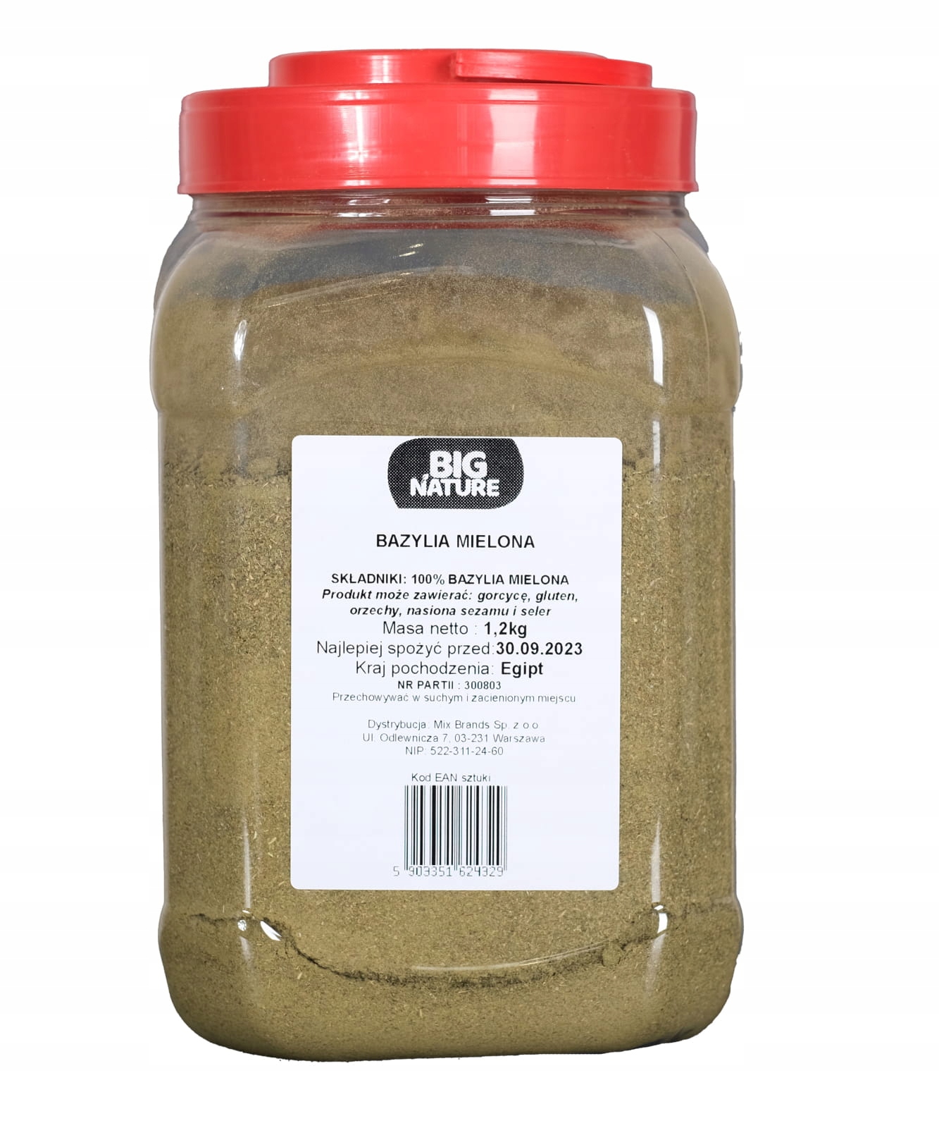 BAZYLIA MIELONA 1,2KG — 2