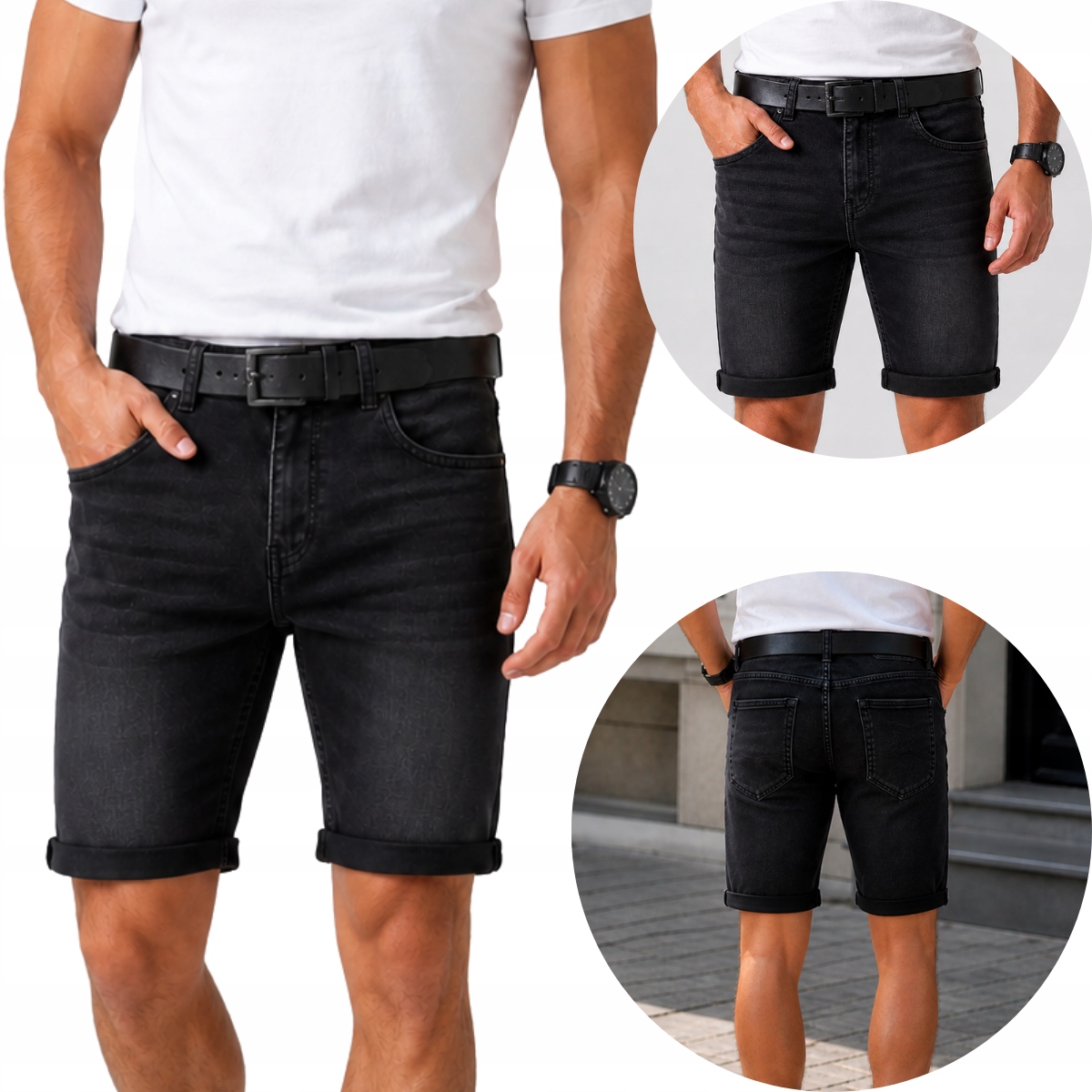Kraťasy denim casual premium PL894 W29
