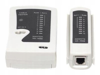 Netrack 103-02 Netrack tester kabli RJ11/RJ12/RJ45 Bnc/utp/ftp/stp