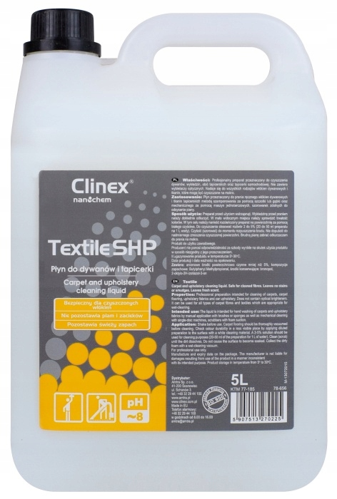

Clinex Textile Shp 5L Do Prania Dywanów Tapicerki