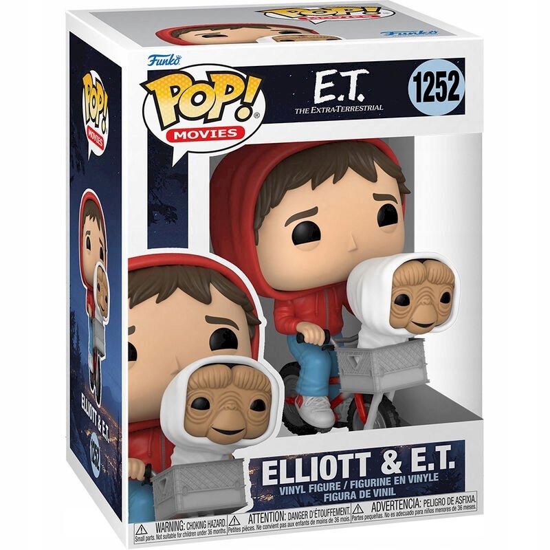 FUNKO POP Elliott & E.T. #1252 Oryginalna Figurka Marka Funko