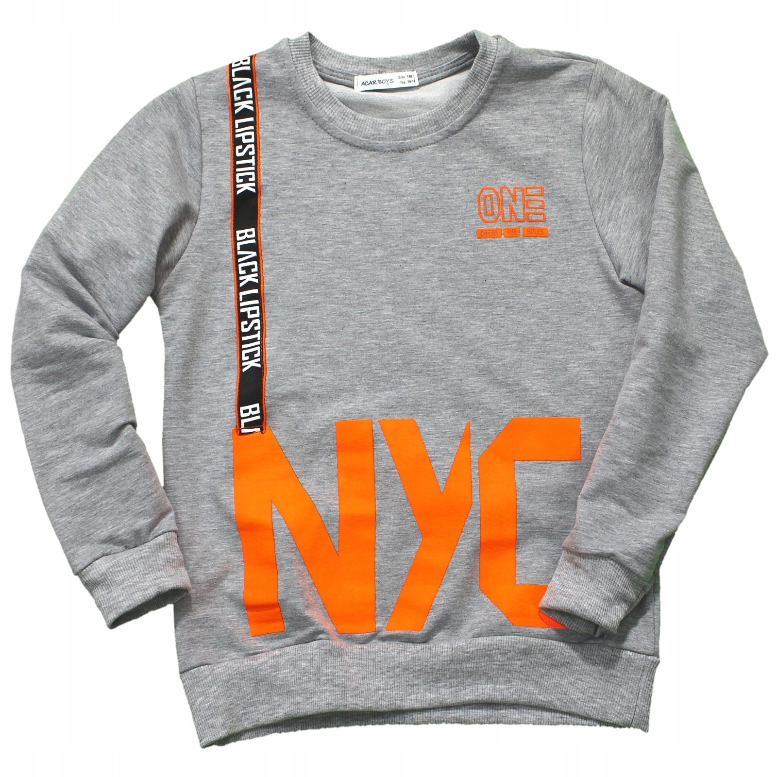 KOMPLET Dresowy NAPISY NEON Bluza SPODNIE 140 9-10L Marka Inna marka