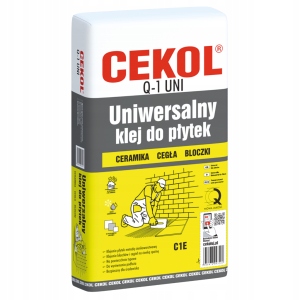 CEKOL Q-1 UNI UNIWERSALNY KLEJ DO PŁYTEK 5KG