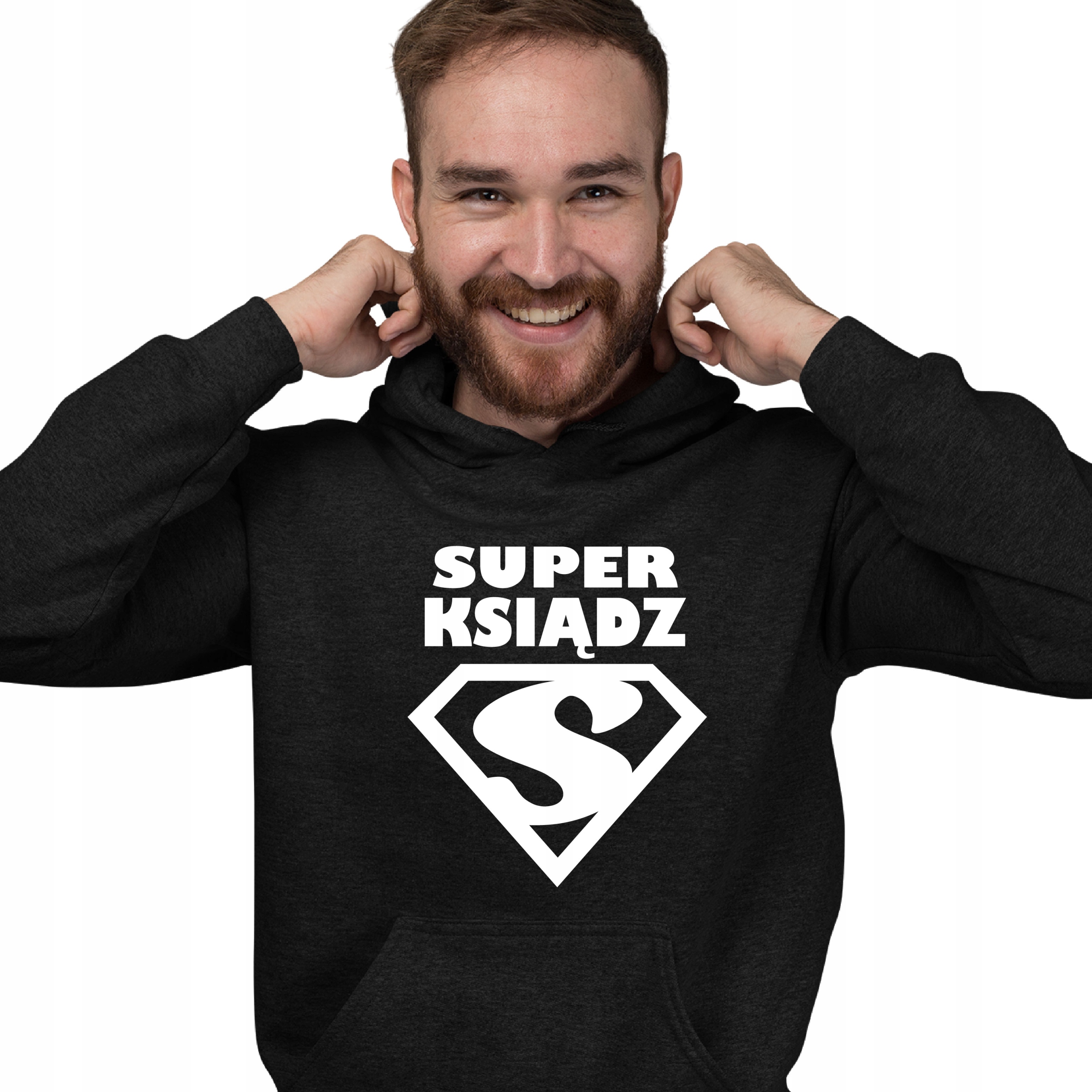 

Bluza Kangurka Z Kapturem Super Ksiądz Dla Księdza