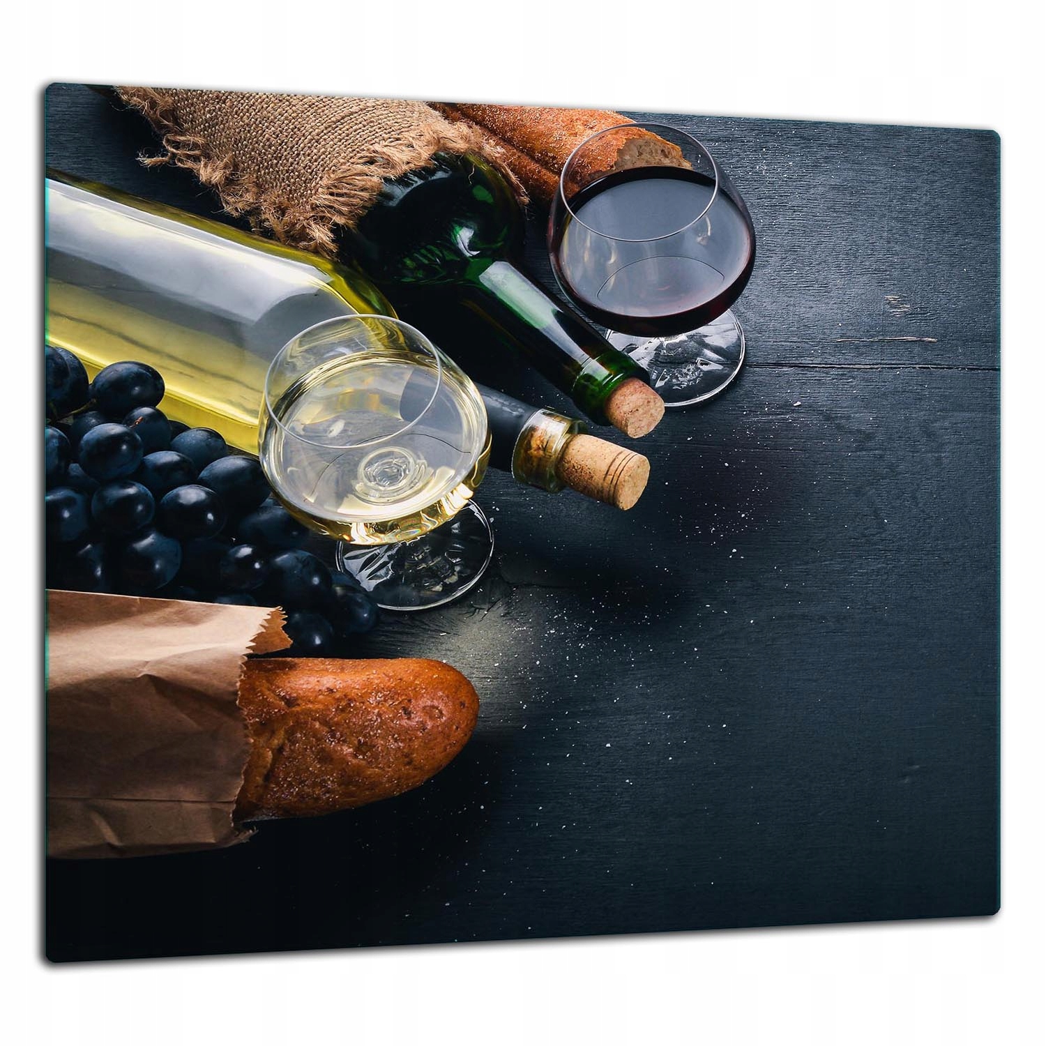 Skleněná Ochranná Deska Panel Lepidlo 65x60 Lahve Lacobel 7v1