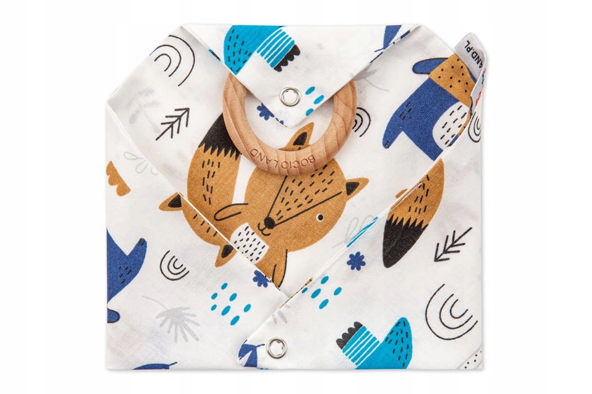 BOCIOLAND APASZKA ŚLINIAK GRYZAK DREWNIANY MIŚ Kod producenta BOC0105