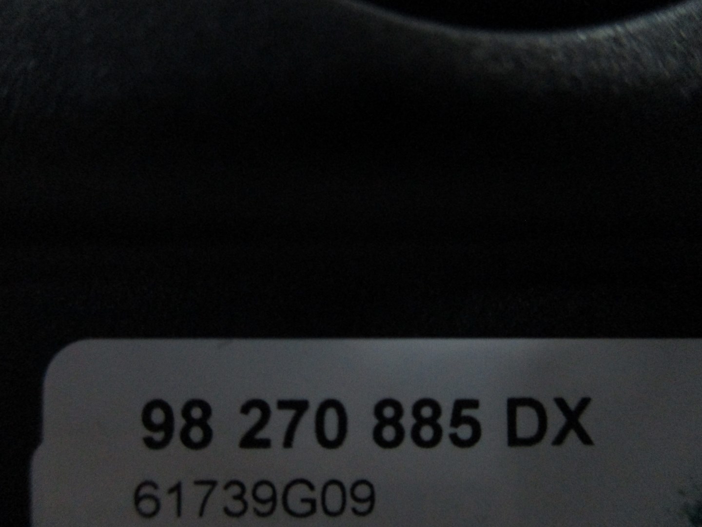 mécanisme levier vitesse PEUGEOT 3008 98270885DX
