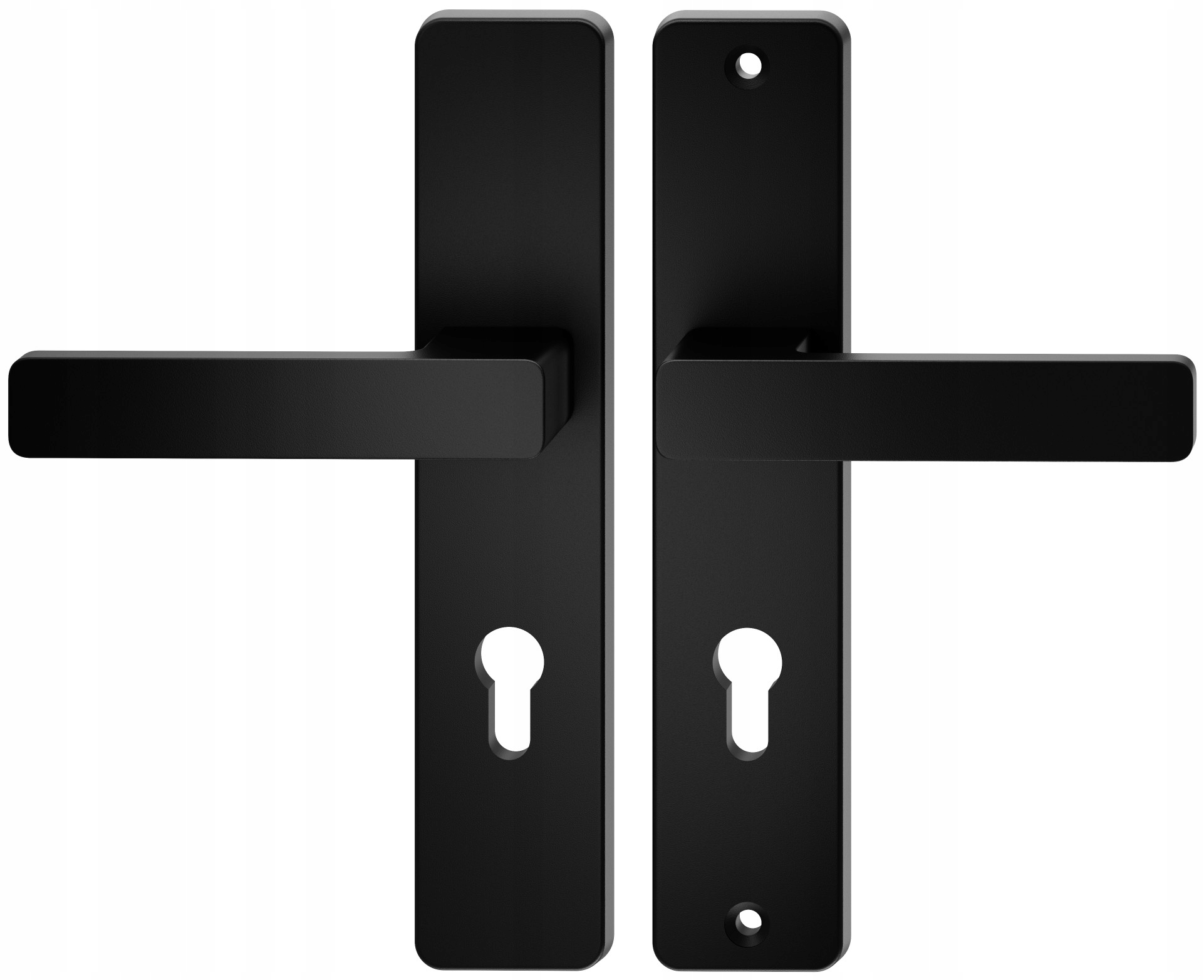 Vnější klika Atlas Černá matná Metal-Bud AT92C-88 rozteč 92 mm