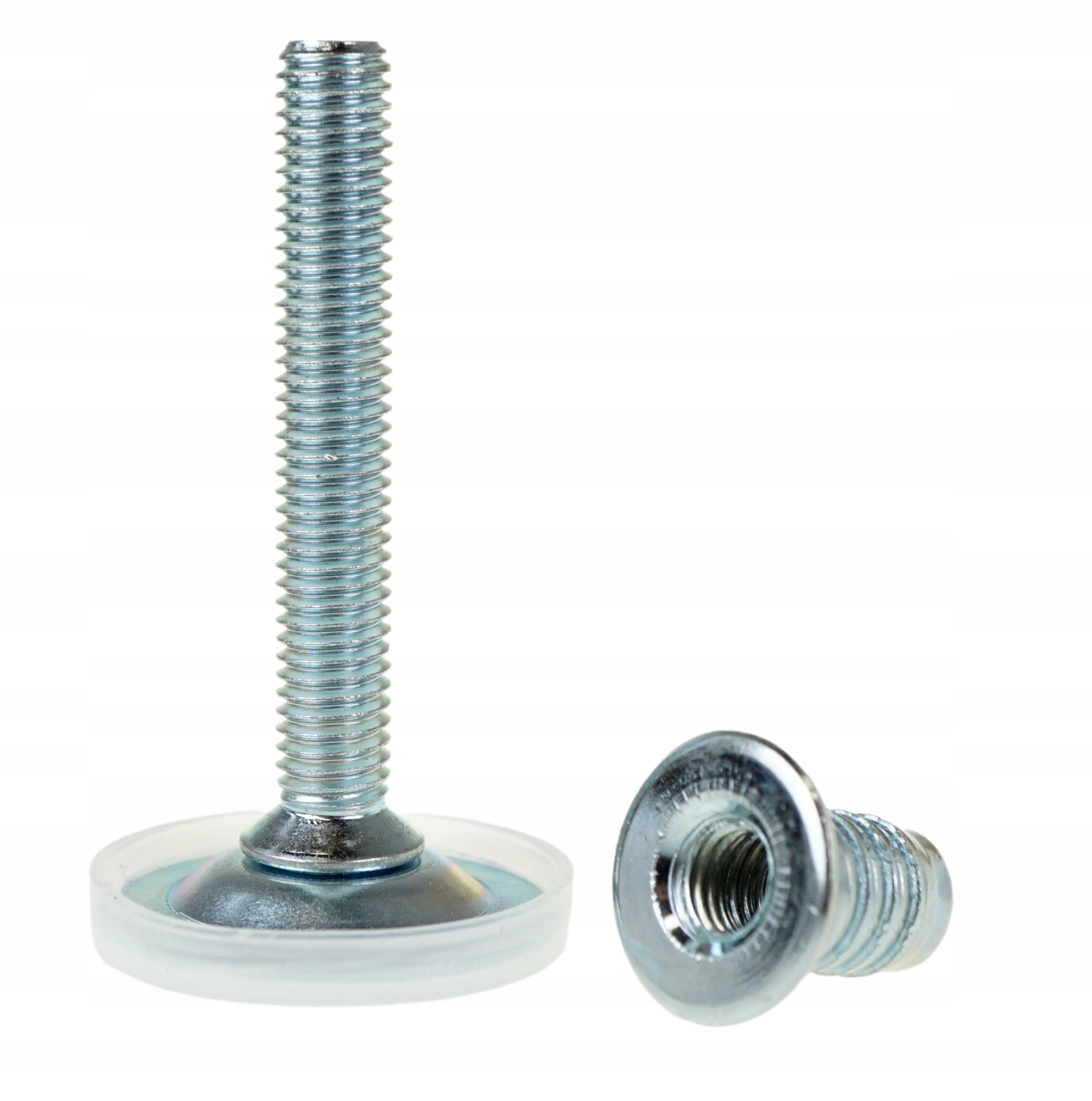 

Stopka do mebli, wkręcana nóżka M10 x 60 gniazdo