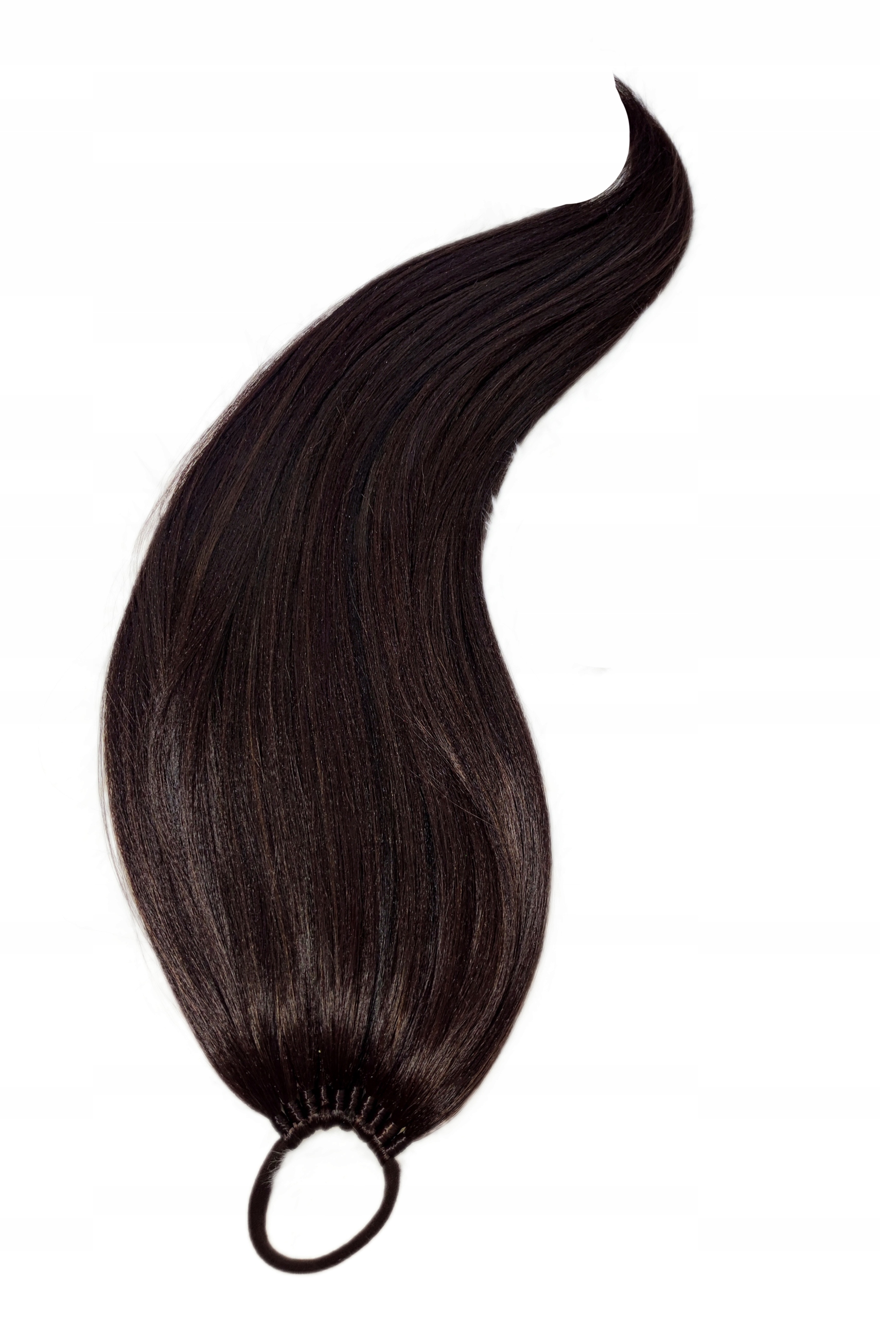 Kucyk Doczepiany Na Gumce, Kuc-Gumka, Treska, brązowy, Pani Mokka, 40cm