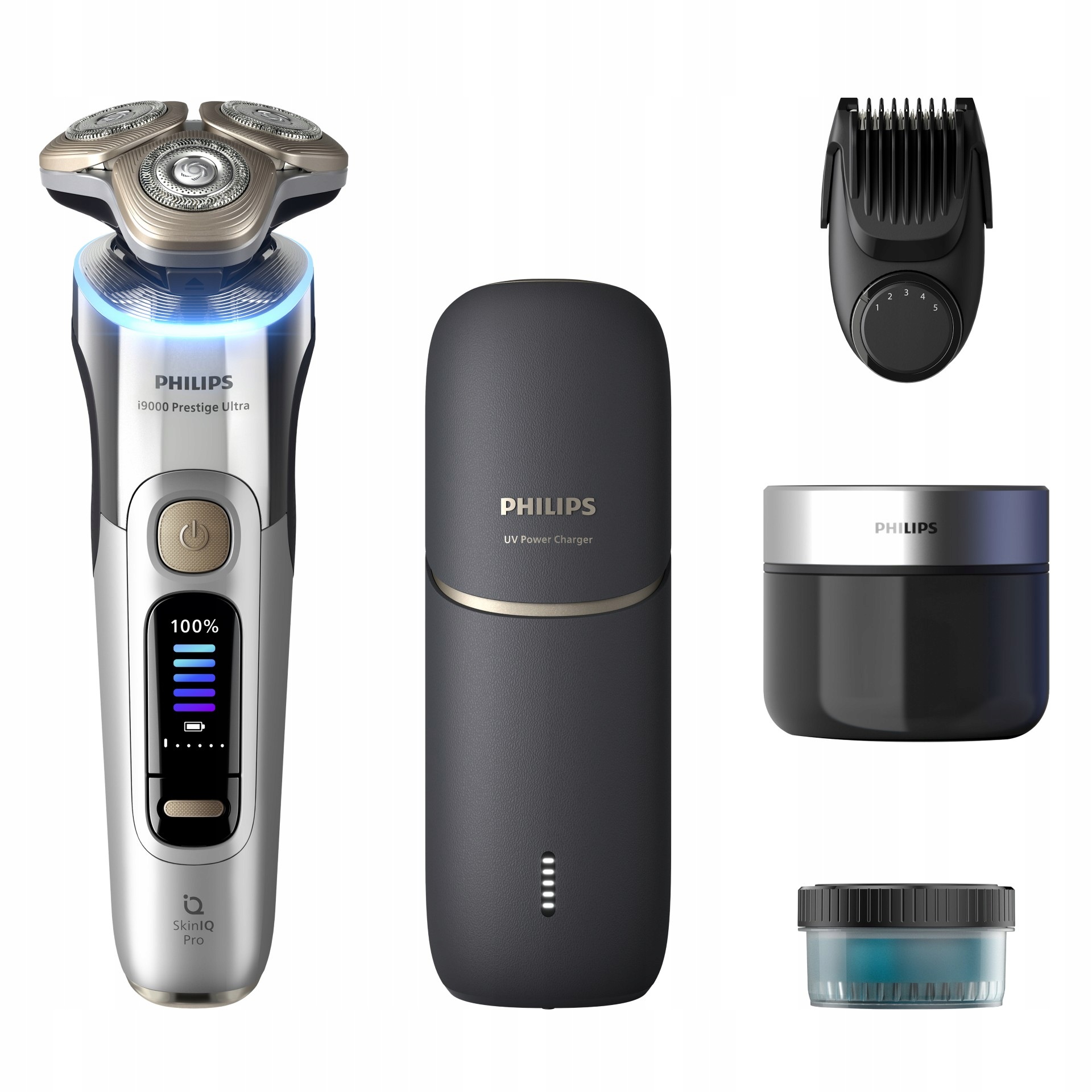 Philips i9000 Prestige Ultra Elektrický holiaci strojček, mokré XP9404/46