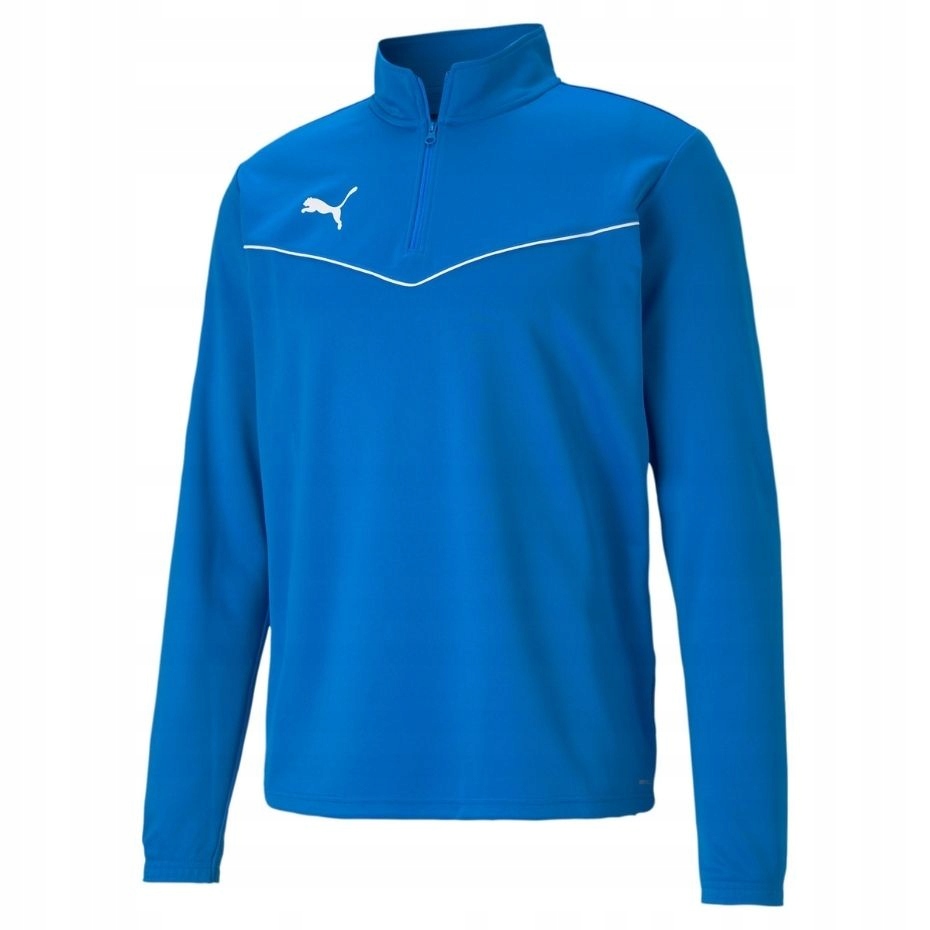 Bluza męska Puma teamRISE 1 4 Zip Top niebieska