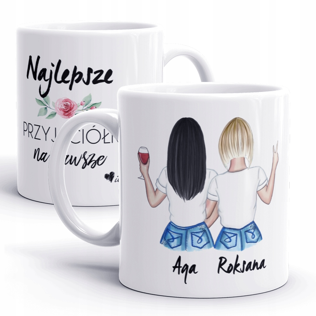 KUBEK 2 SIOSTRY PRZYJACIÓŁKI KOLEŻANKI PLUS SIZE