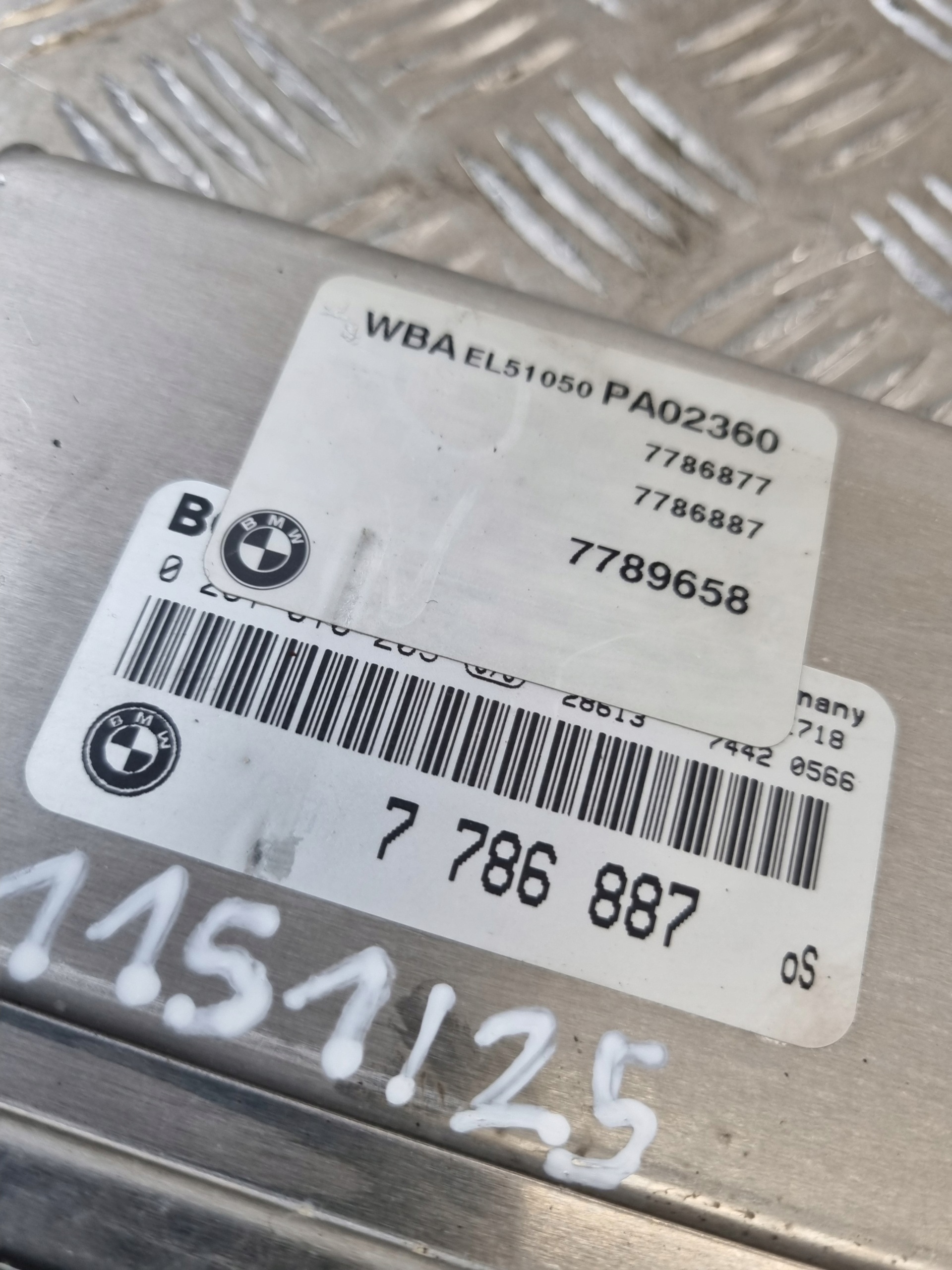 centralina motore BMW E46 318D 7786887