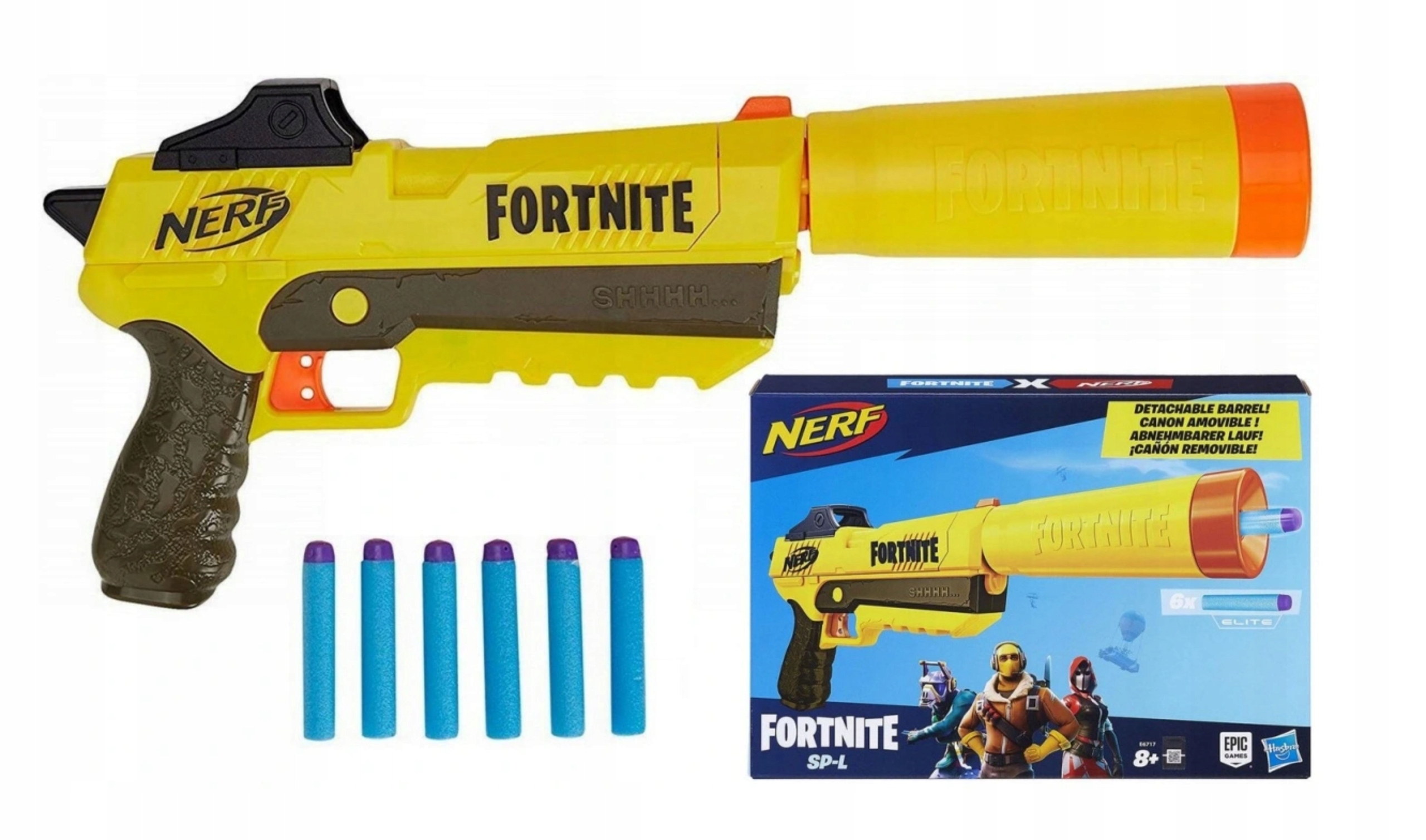 Hasbro NERF FORTNITE Sneaky Springer E6717 WYRZUTNIA SP-L Marka NERF