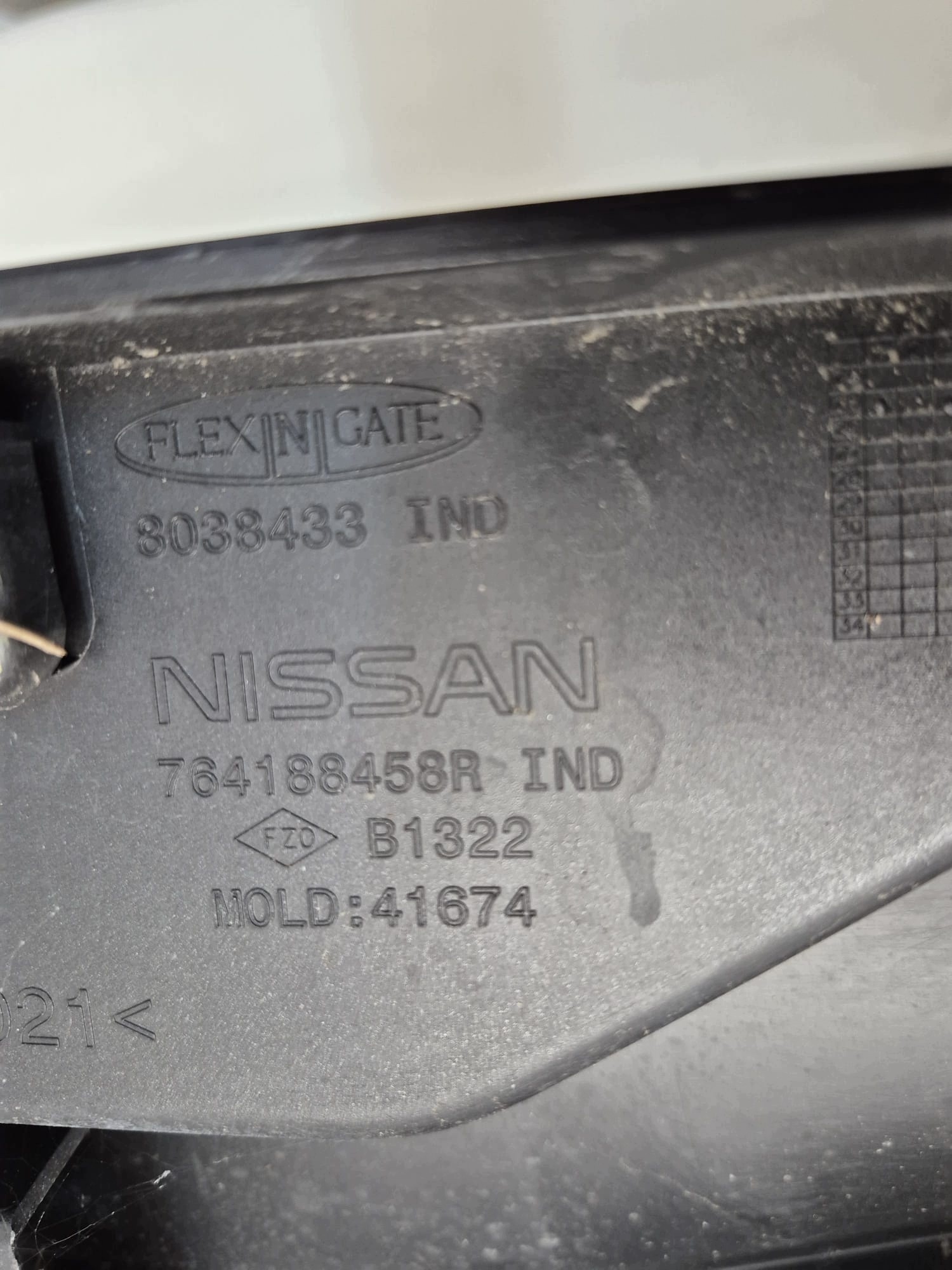 NISSAN MICRA K15 25- moulding threshold right 764188458R