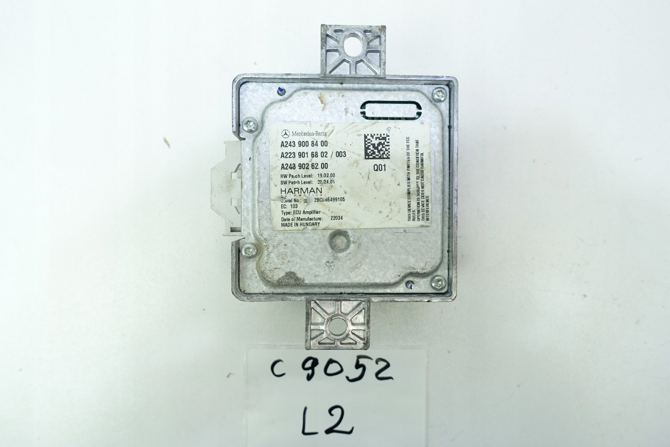 amplifier HARMAN MERCEDES W223 W447 A2439008400