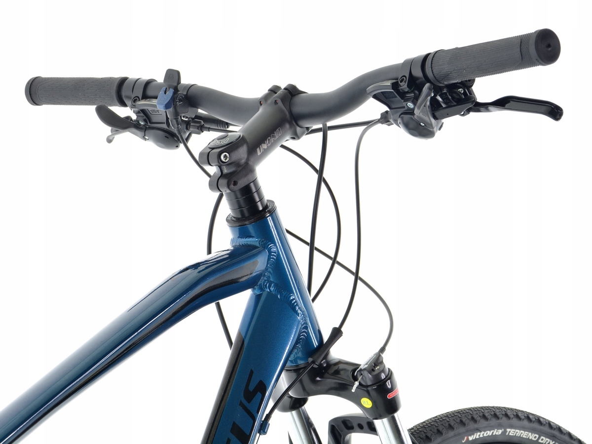 ROWER 28'' SPARTACUS CROSS 4.1 SHIMANO ALIVIO 3x9, hamulce hydrauliczne Kolor niebieski