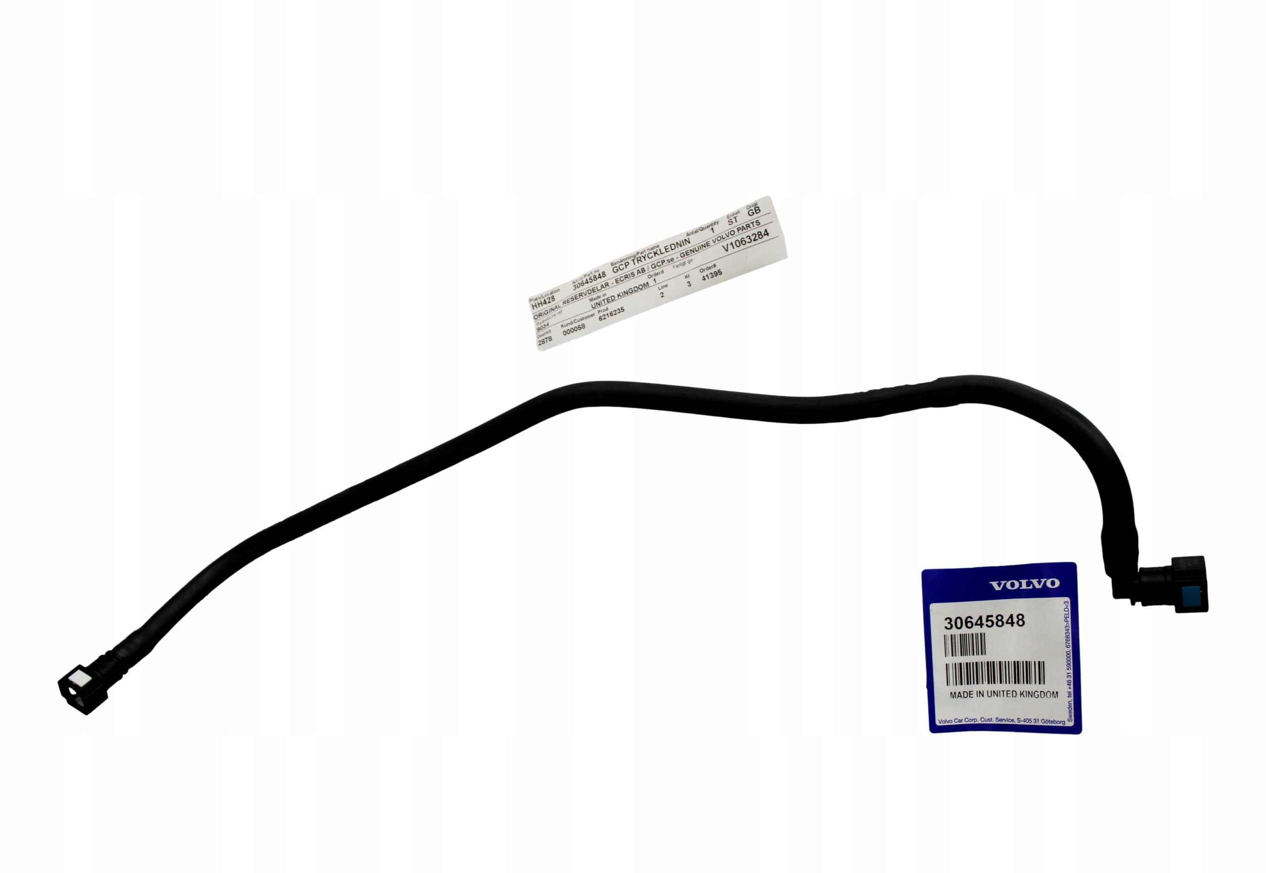 Volvo S60 S80 V70 XC90 I hadice palivového filtru Oe