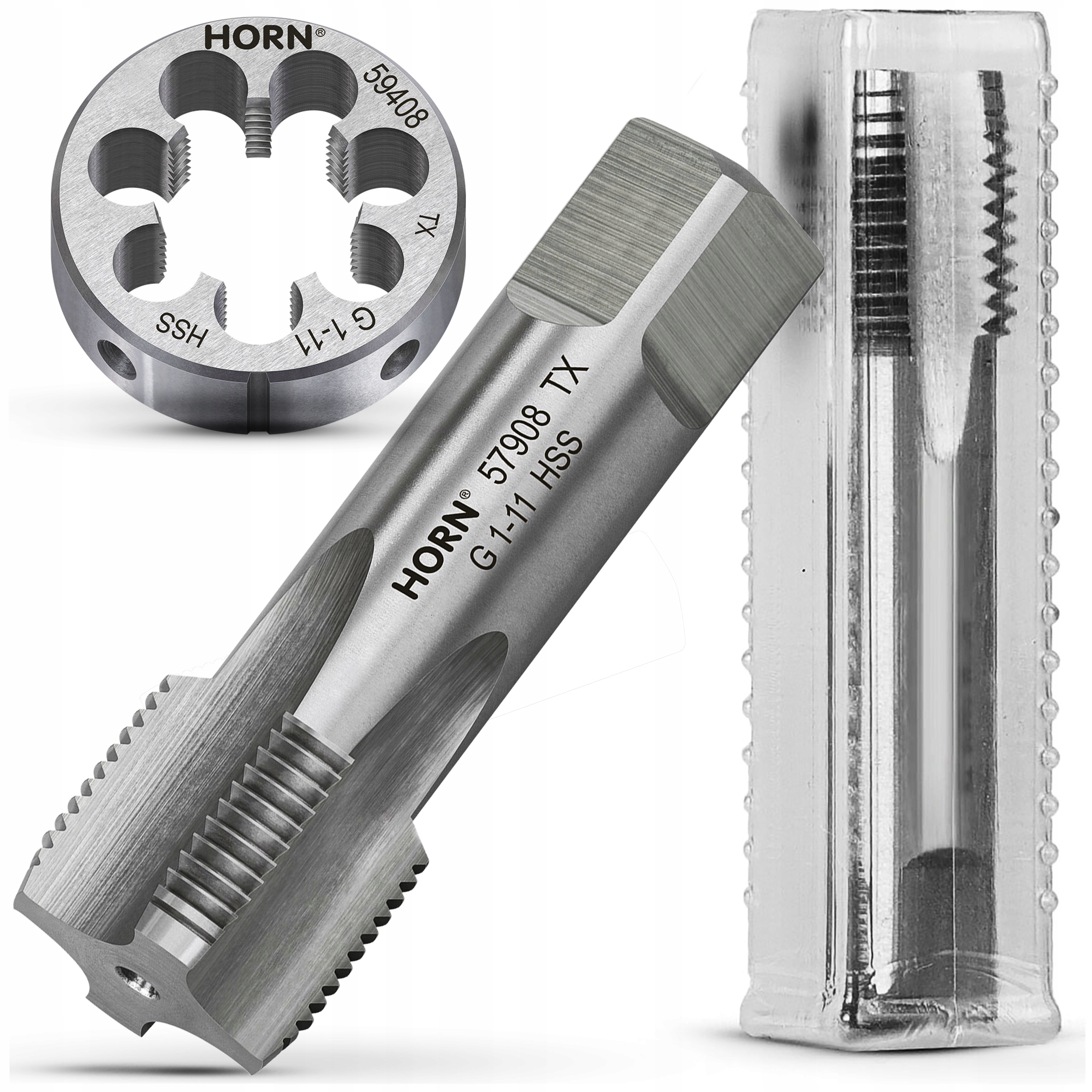 Trubkový Závitník 1'' 11 Palcový Závit Hss DIN5157 Válcový Nařezávač