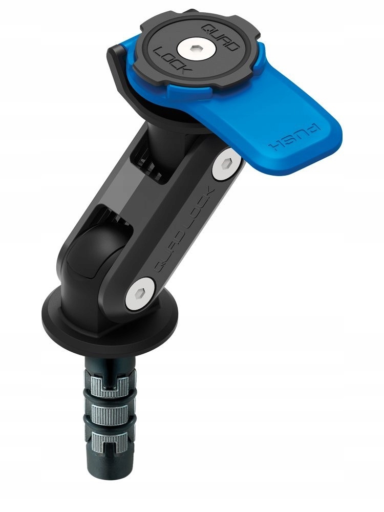 Základňa je namontovaná na tyči hlavy rámu Quad Lock V2