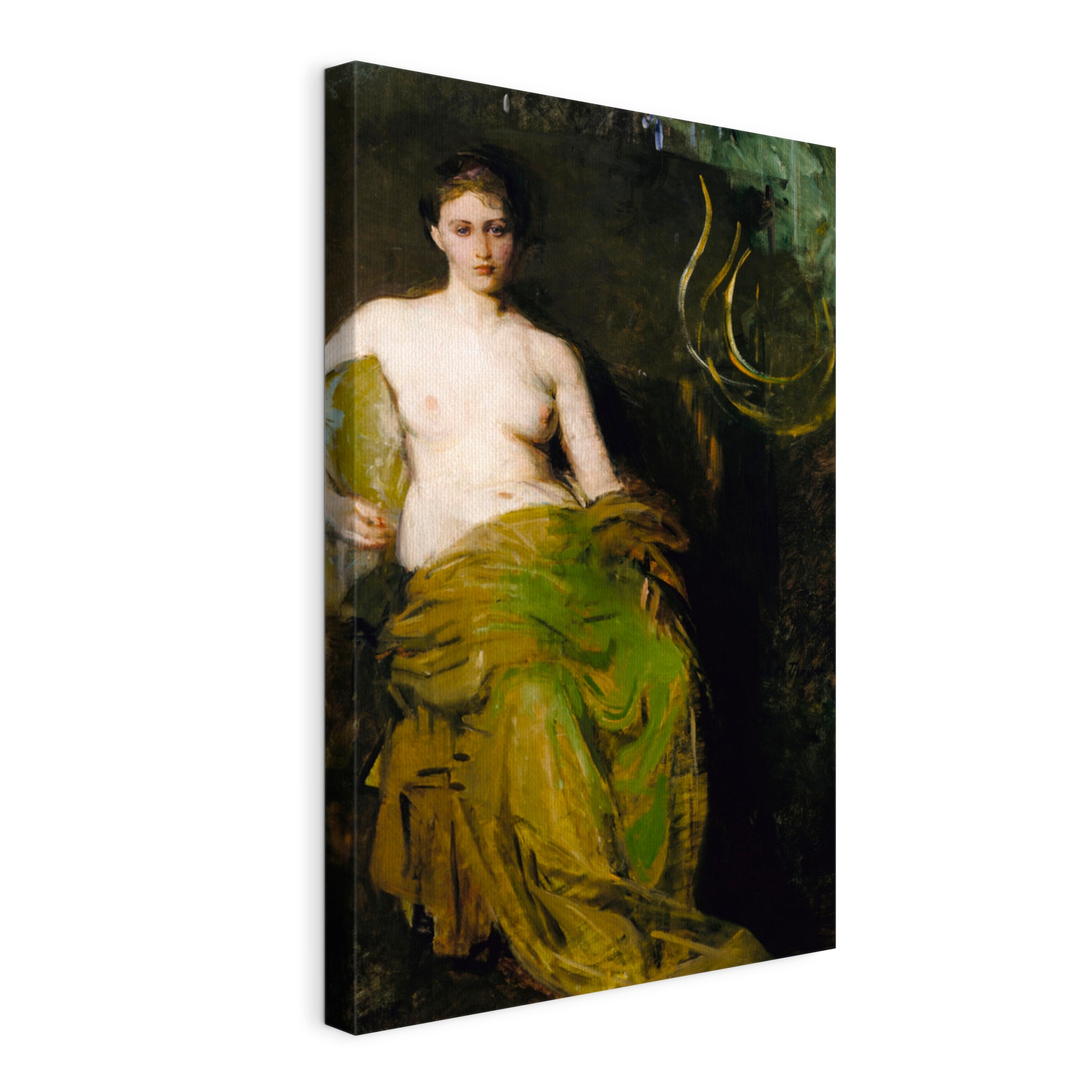 Obraz na plátně A.h. Thayer Pološkrábaná postava 70x100 cm