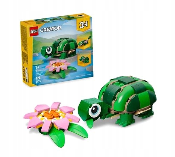 LEGO(R) CREATOR 31377 ŻÓŁW I KWIAT LILII WODNEJ