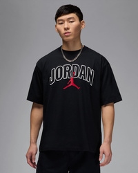 Tričko Jordan Brooklyn (IB7347-010) Black/Gym Red