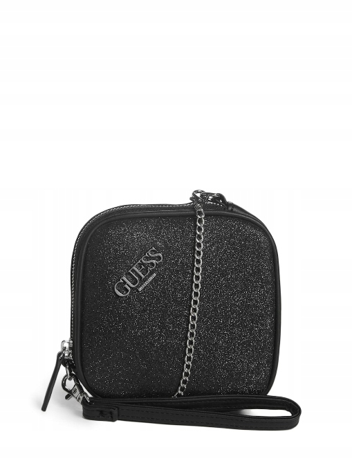 Guess dámská kabelka Jozy černo stříbrná
