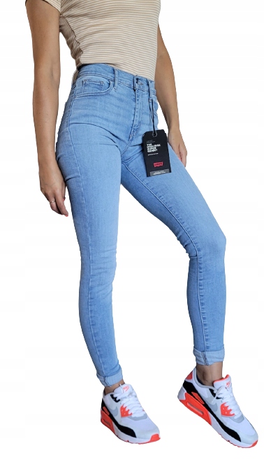 Trubky Levi`s 720 High Rise Skinny W24 úzké nohavice