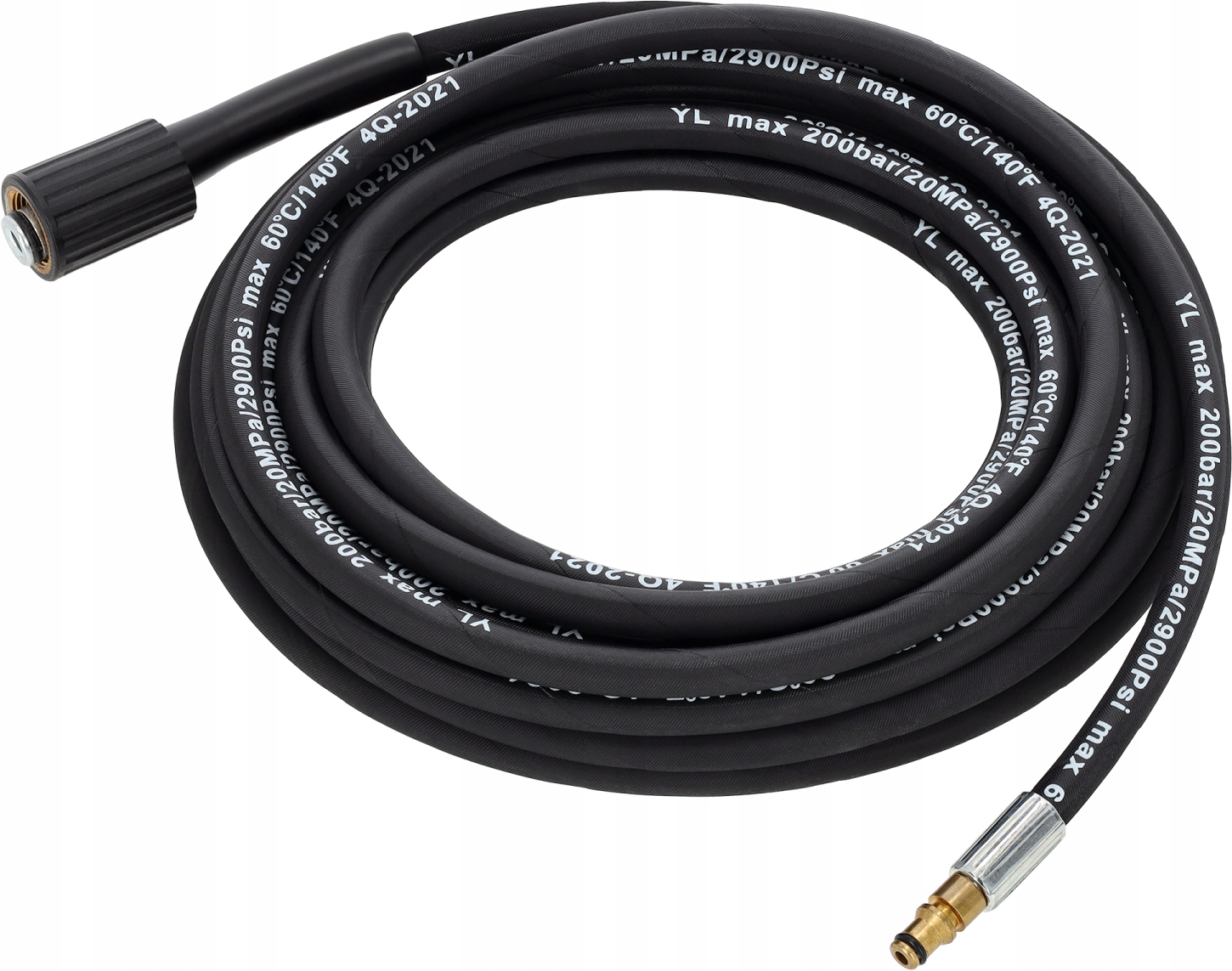 Wąż W Stalowym Oplocie 8M Do Myjek Ciśnieniowych (S-97905) Stalco S-97956