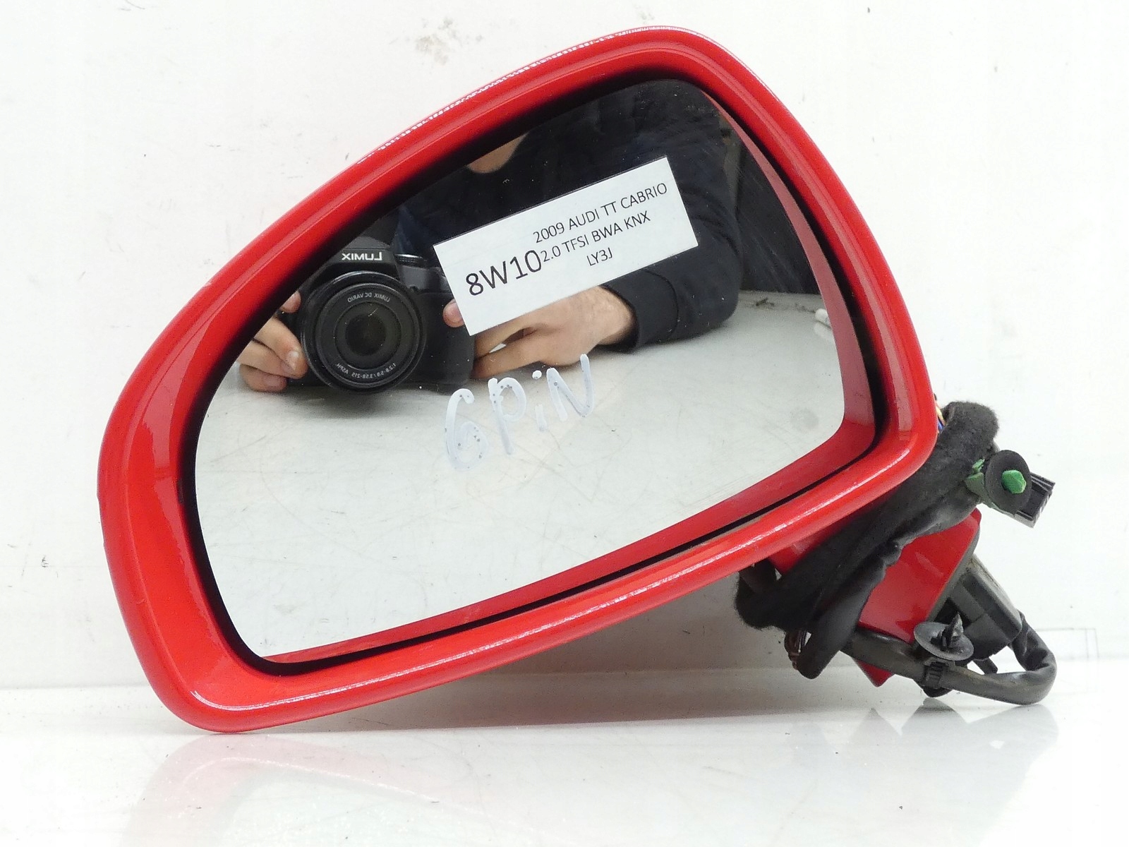 mirror exterior left AUDI TT 8J LY3J 6 PIN