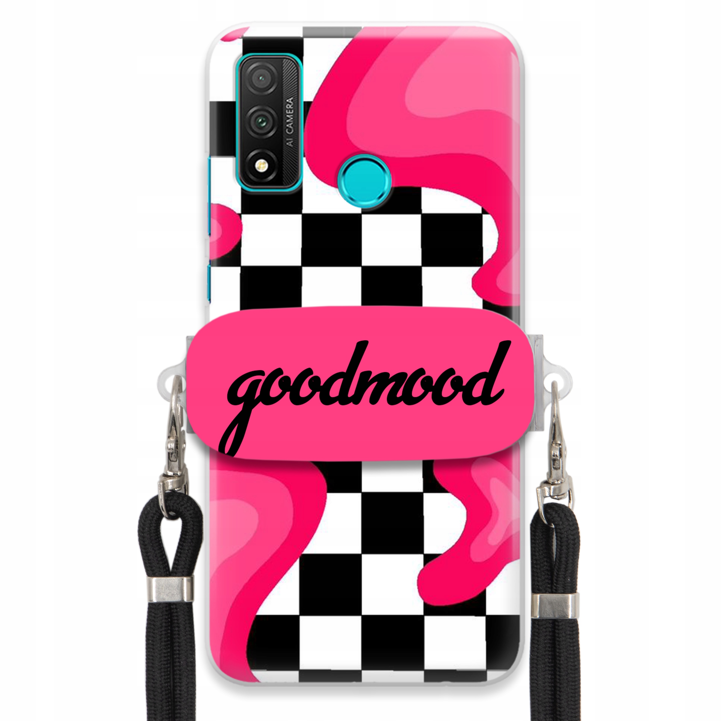 Pouzdro Pro Huawei P Smart 2020 Sada Pouzder Držák Na Vodítko Černá For Teen Splash