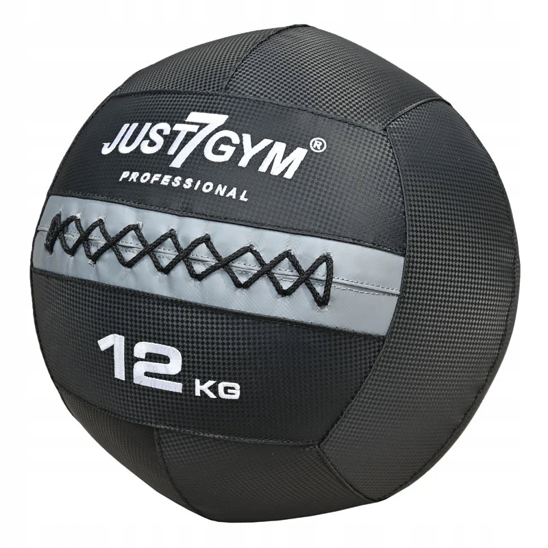 Piłka Wall Ball 1.0 Pro 12KG Lekarska Do Ćwiczeń JUST7GYM