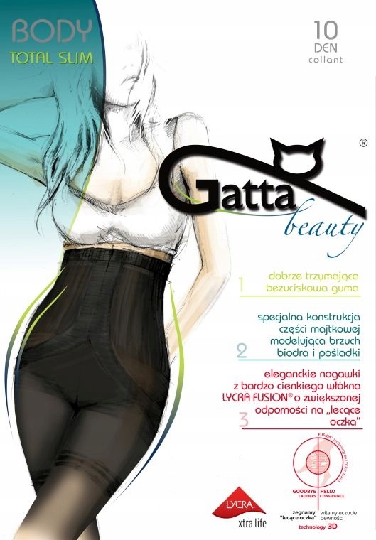 

Gatta Body Total Slim 10 Fusion wz.00/3-M/Nero