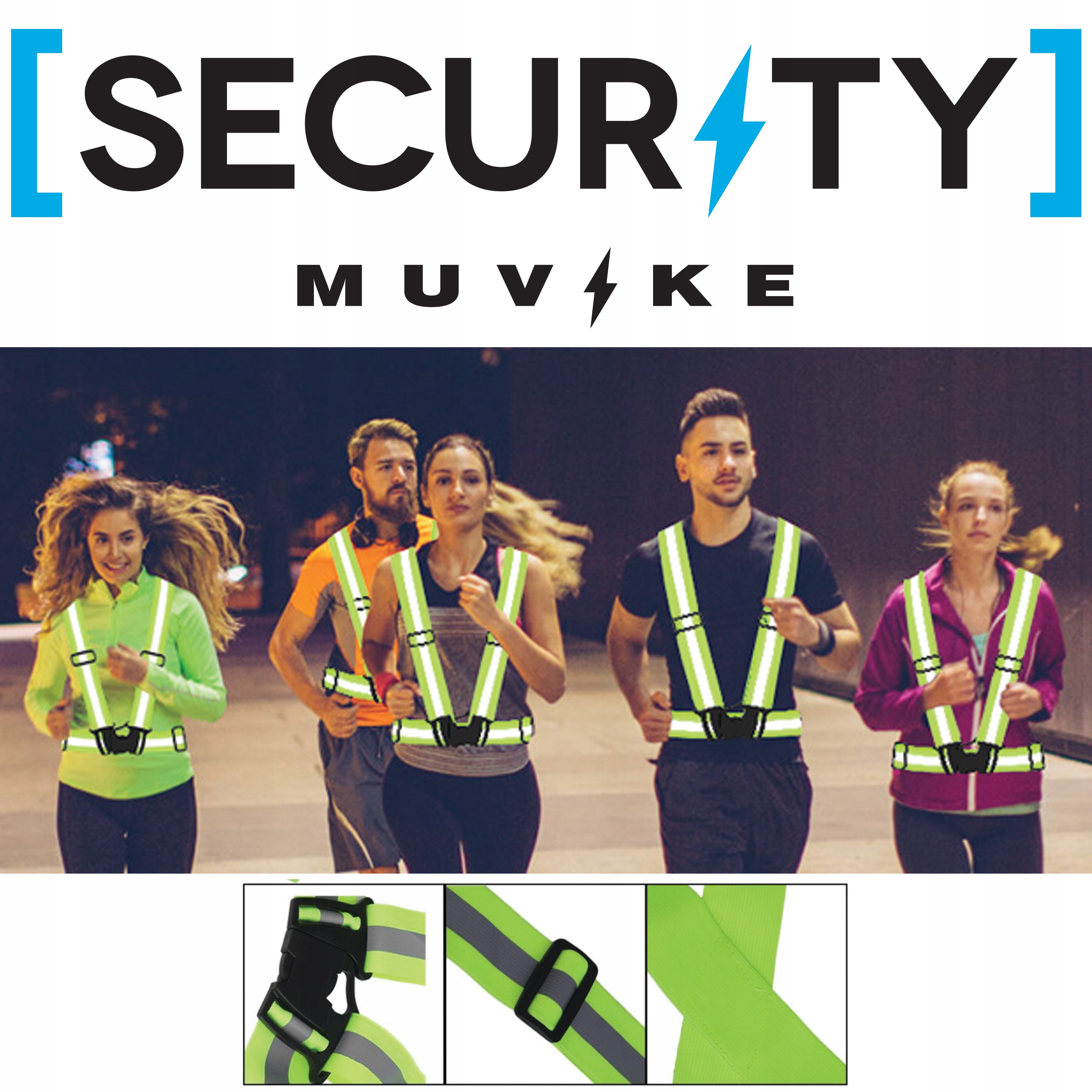 SZELKI ODBLASKOWE ROWER MOTOR KAMIZELKA ODBLASKOWA EAN (GTIN) 5904858678587