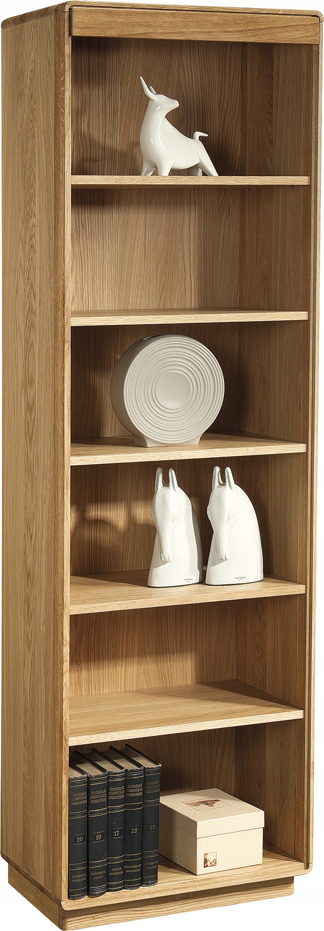 ATLANTA-11 dębowy regał na książki 60 cm DEKORT