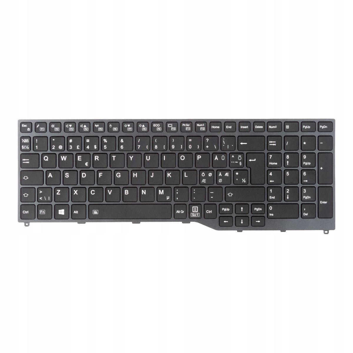 Fujitsu CP724644-05 Nordic Qwerty Lifebook E558