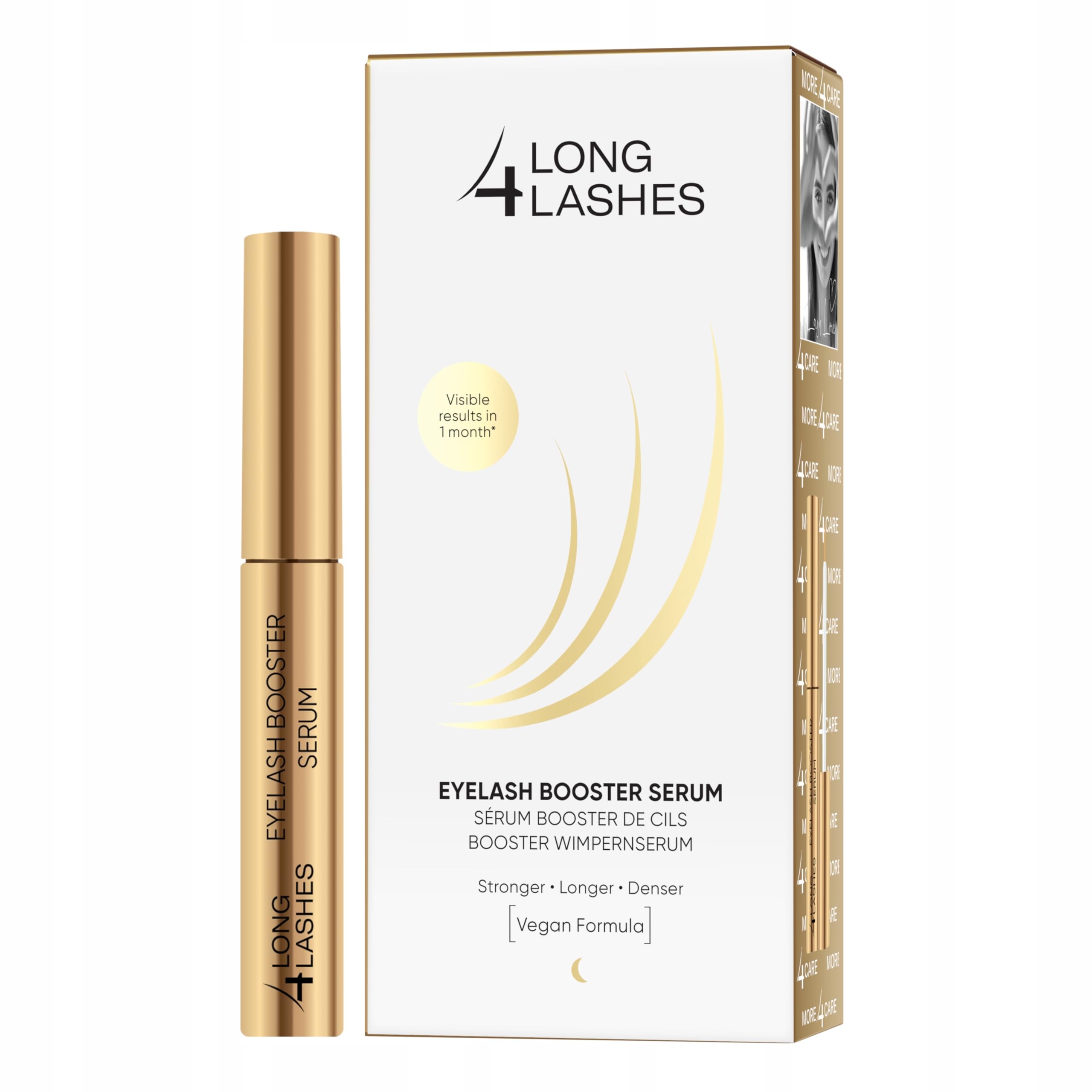 LONG4LASHES Serum Do Rzęs FX5 Podwójna Moc Nowa Formuła Wegańska 3ml+3ml — miniatura 3
