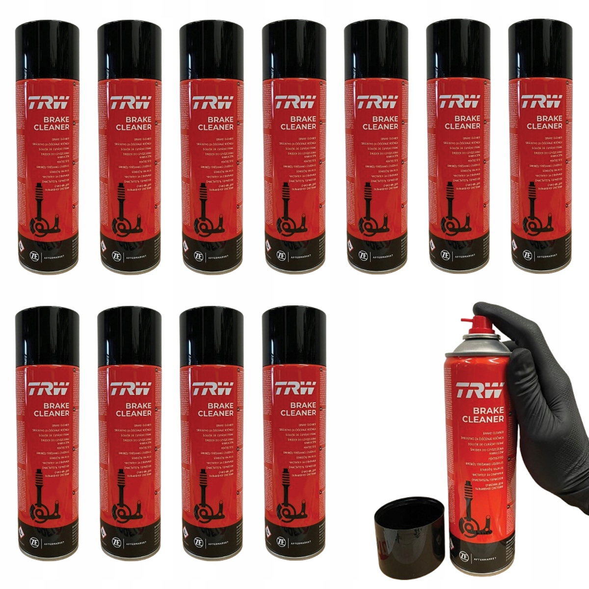 Trw Brake Cleaner Zmywacz do hamulców 500ml 12 sztuk