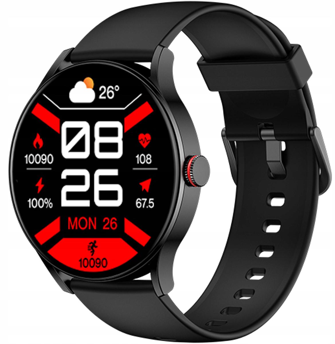 Smartwatch Do Biegania zegarek sportowy Imiki TG1 Czarny 1,43"