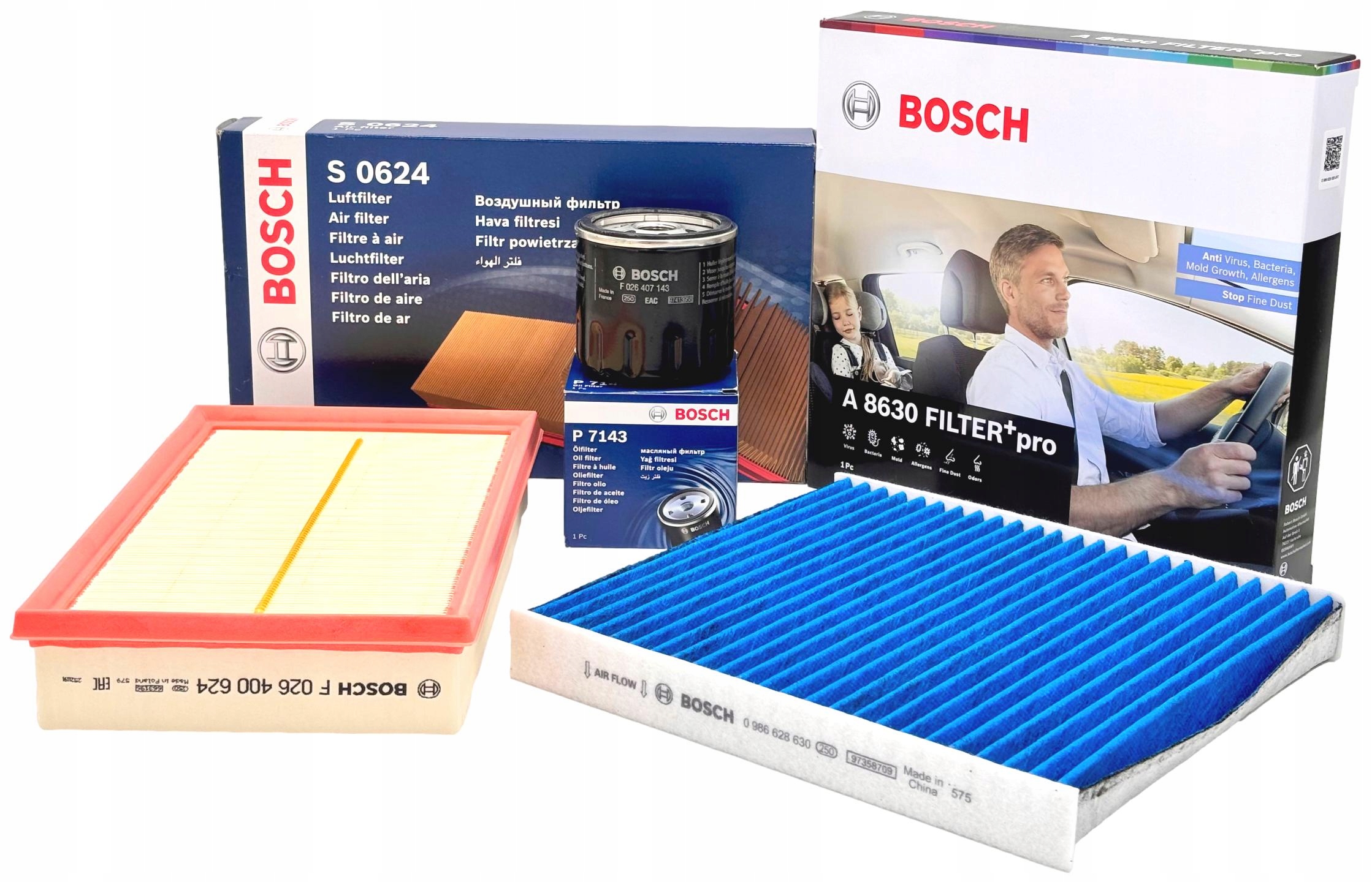 Bosch Sada Filtrů Škoda Octavia IV 2020- 1.5 Tsi 150 Km Benzín Dpca Dfya